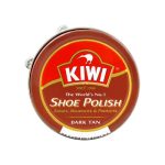 KIWI DARK TAN SHOE POLISH 90ML