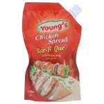 YOUNGS CHICKEN SPREAD BAR B Q 200ML POUCH